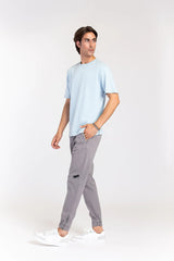 Basic ice Blue T-Shirt - 9figure