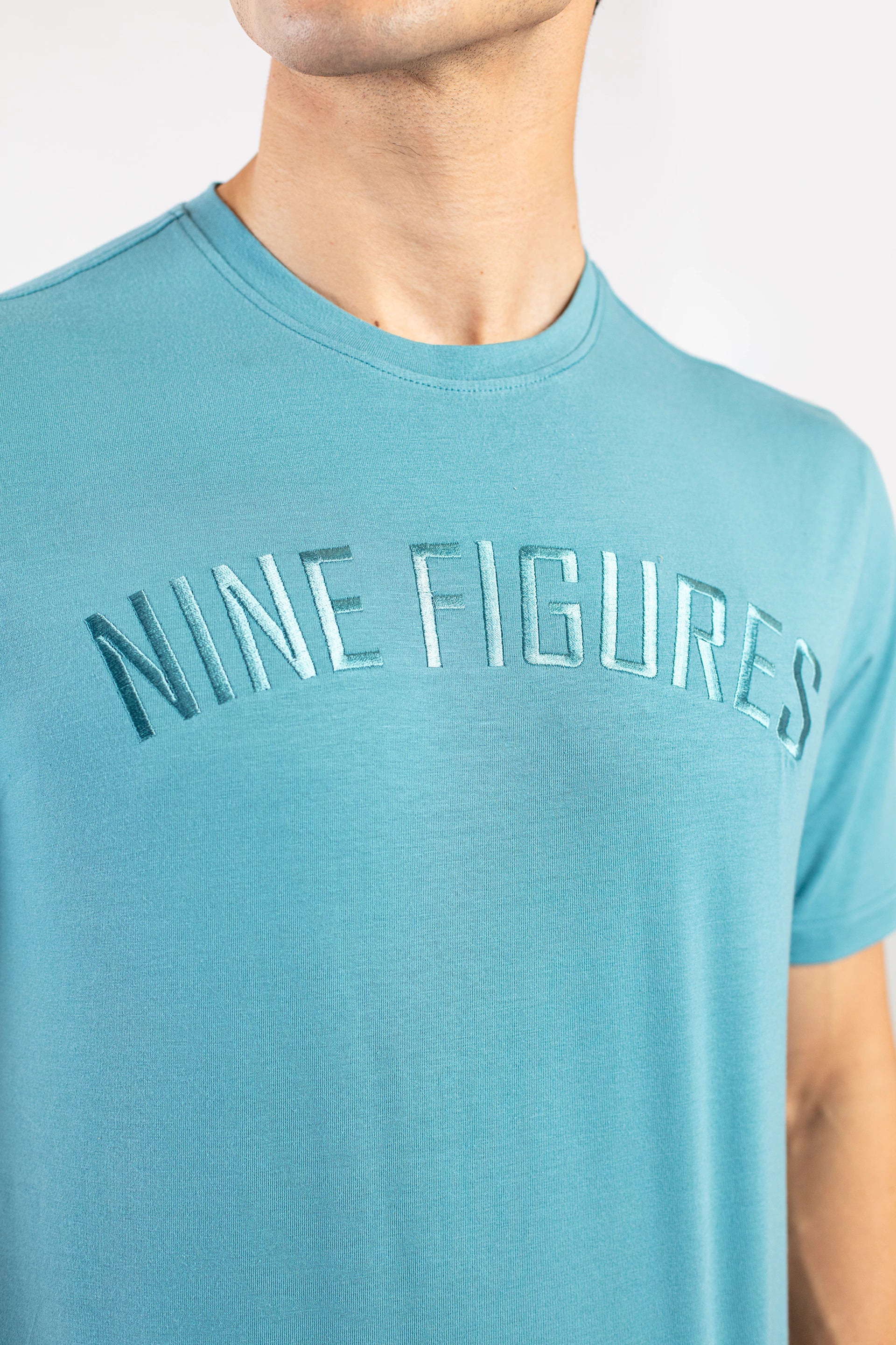 Ocean Blue Logo Statement  T-Shirts - 9figure