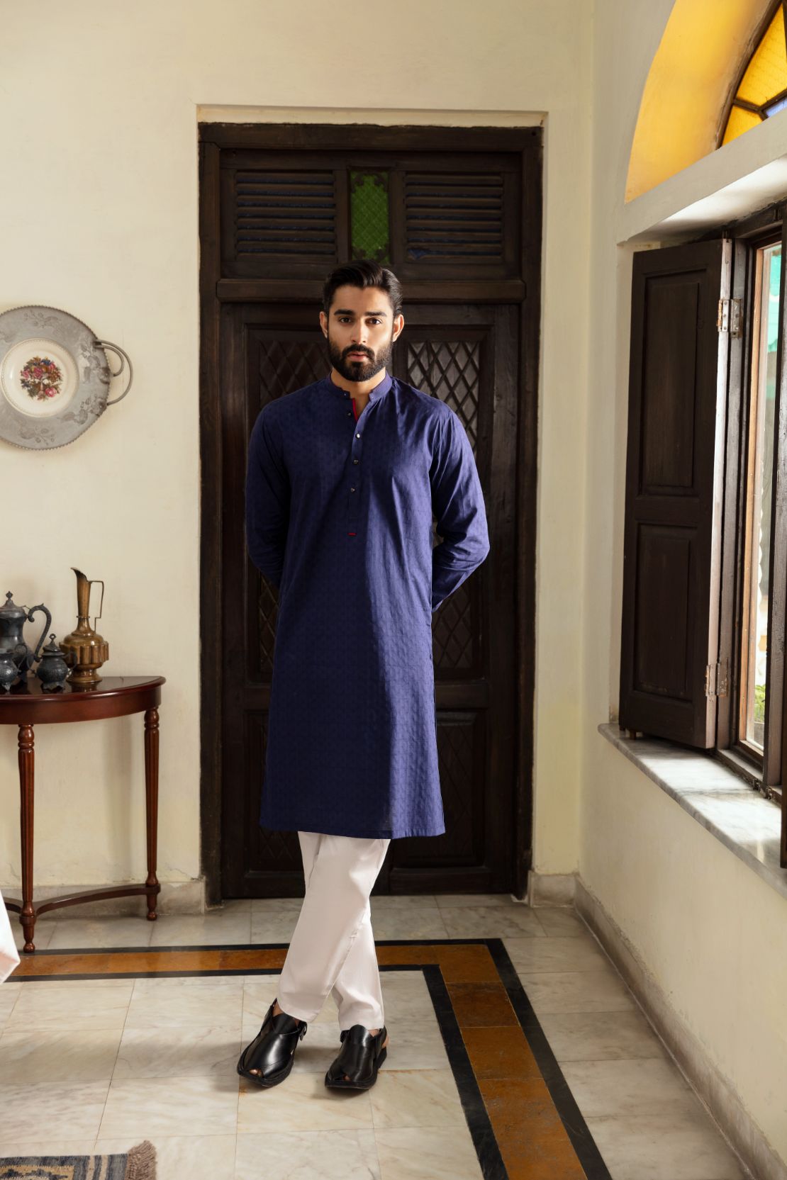 Men Slim Fit Kurta