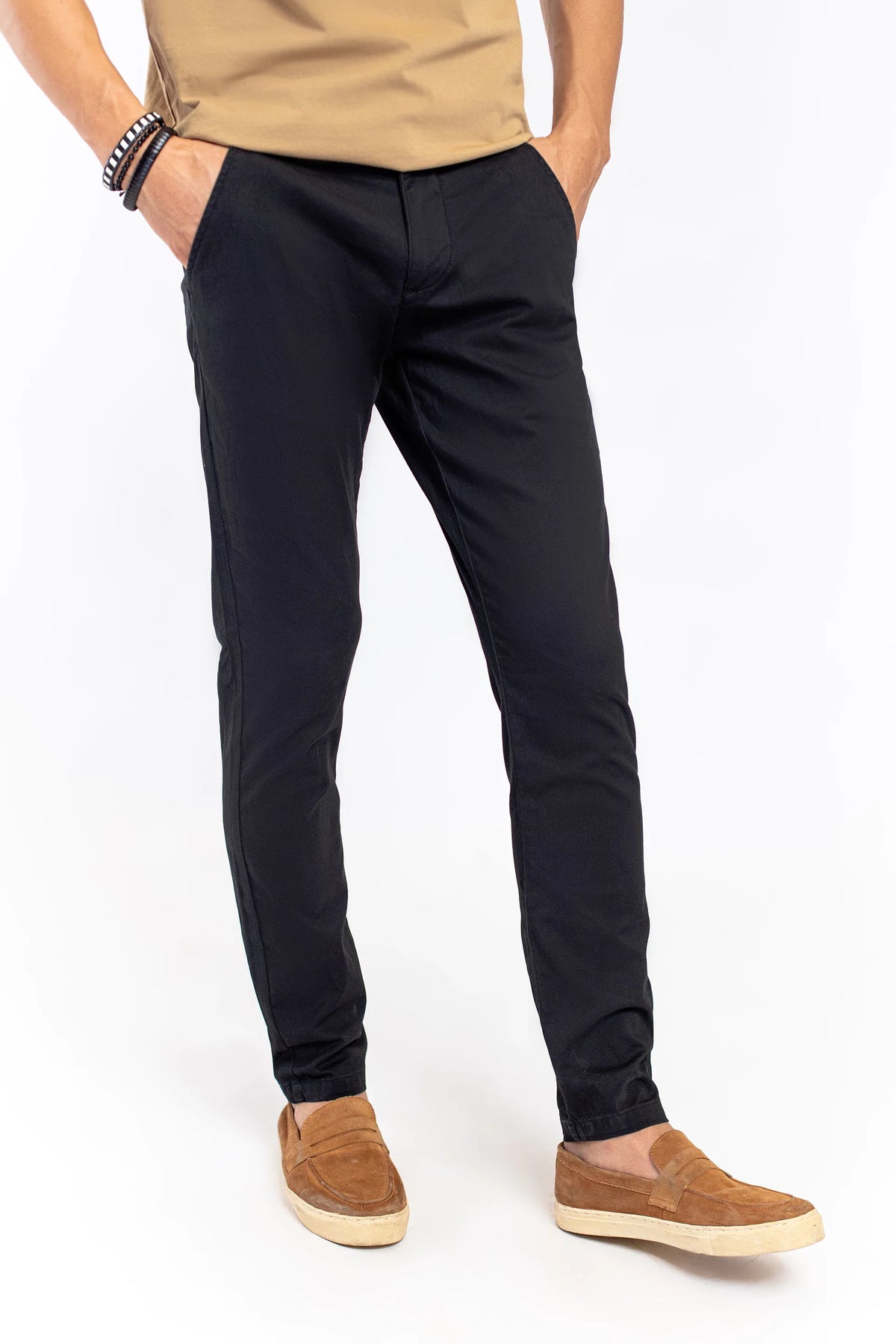 Basic Black Chinos - 9figure