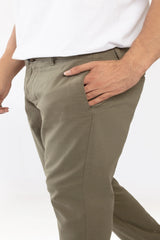 Basic Olive Chinos - 9figure