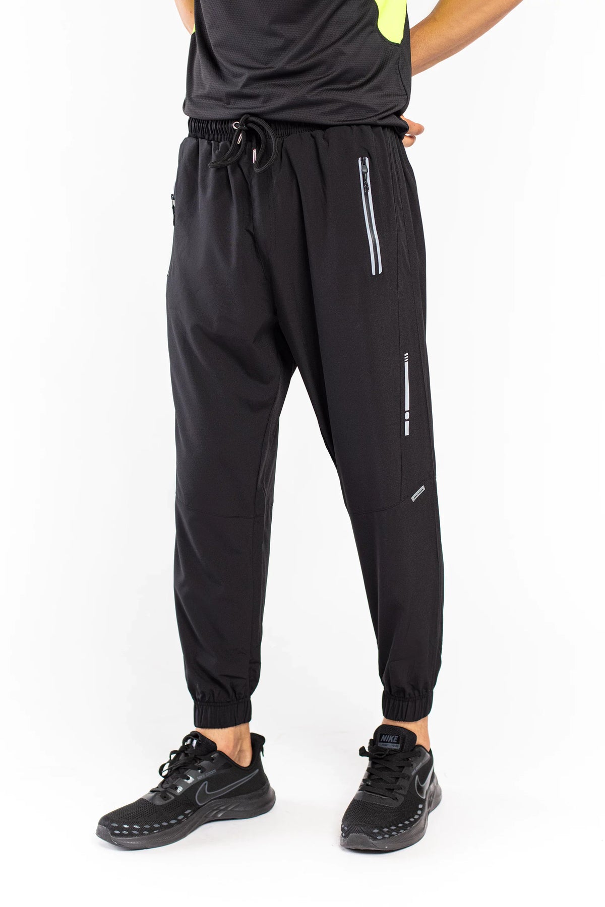 Black Micro Stretch Jogger - 9figure