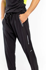 Black Micro Stretch Jogger - 9figure