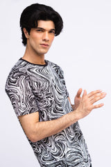 Men Abstract Tee