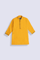 Boy Mustard Kurta