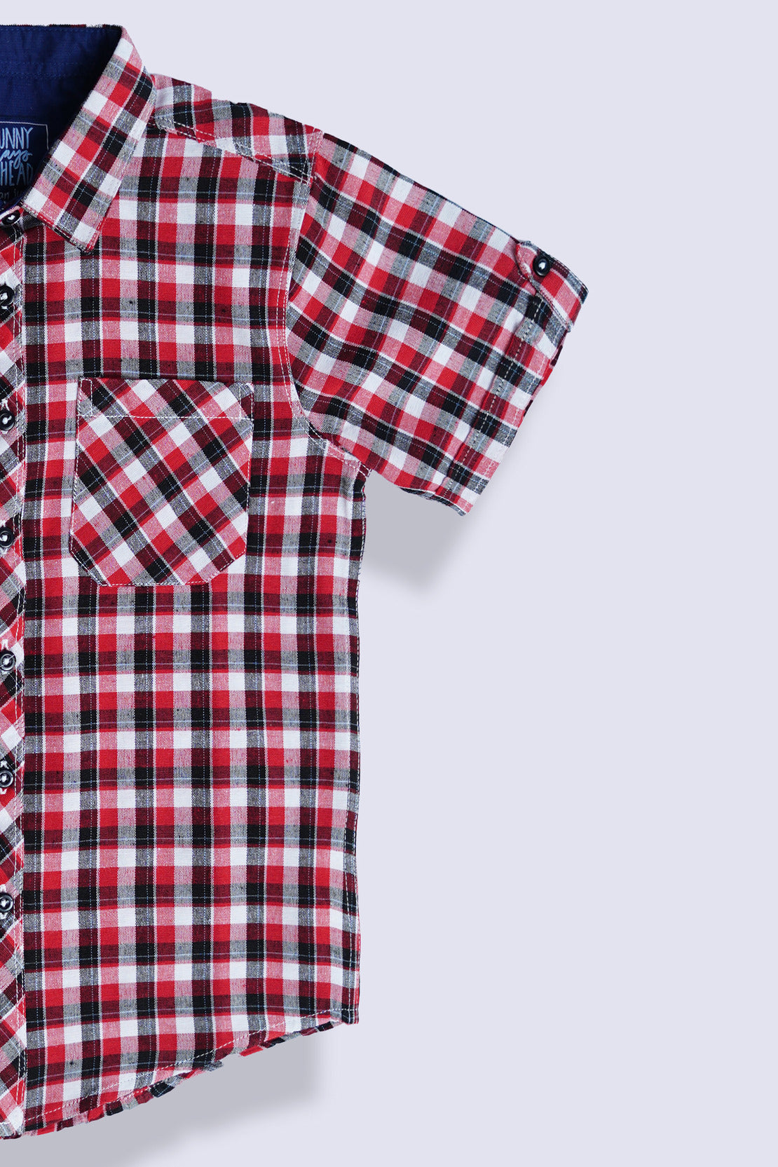 Boy Check Pattern Causal Shirt