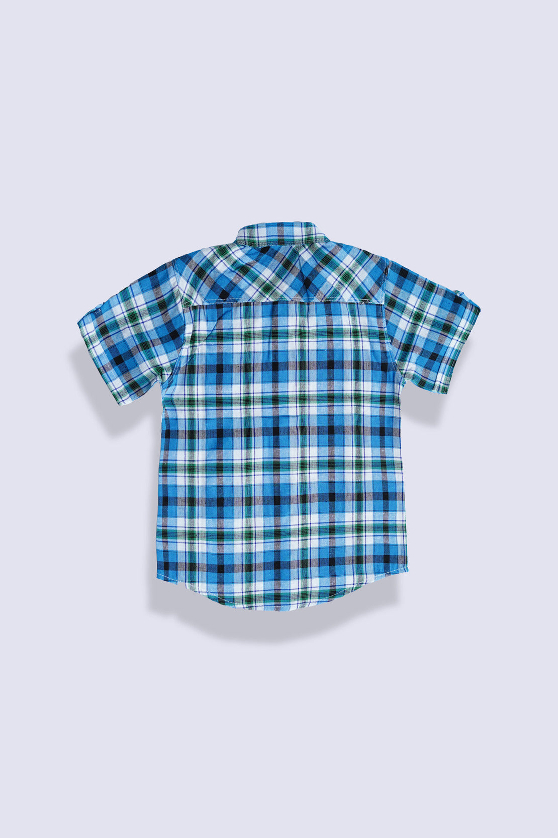 Boy Check Pattern Causal Shirt