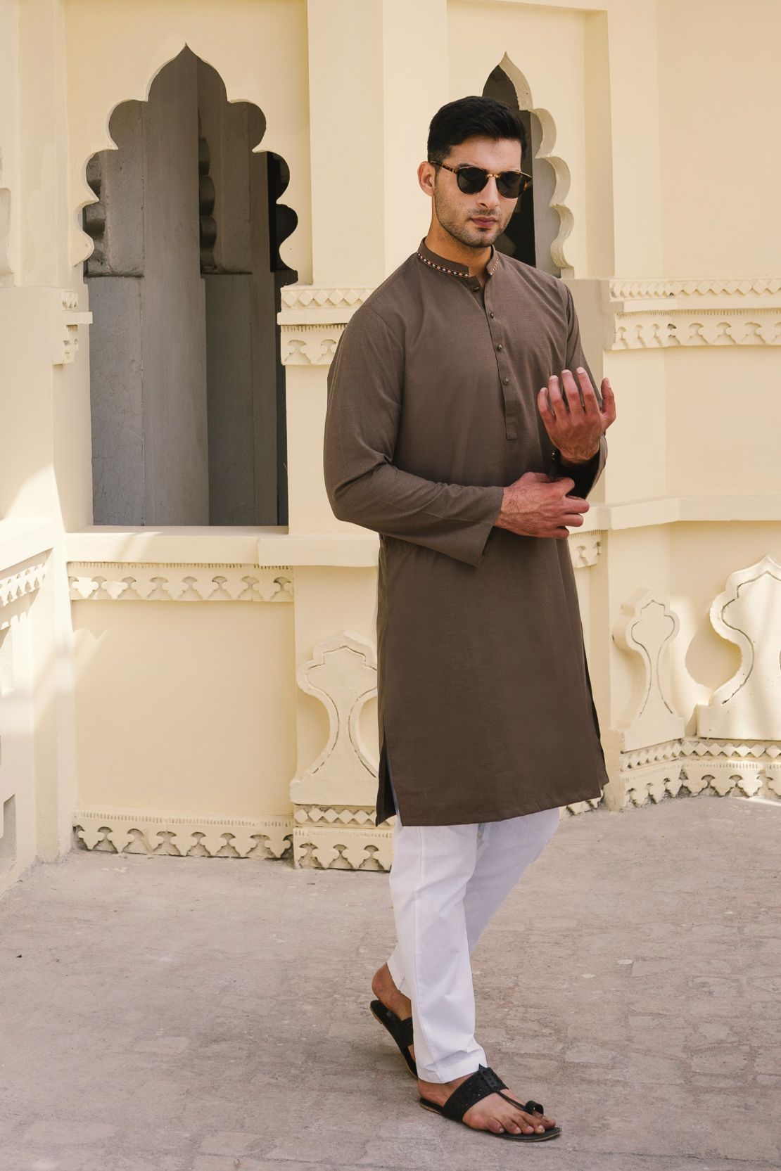 Men Slim Fit Kurta