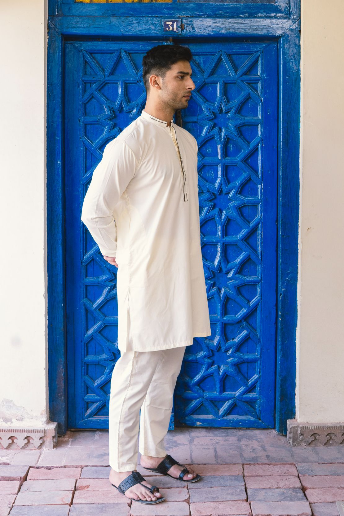 Men Slim Fit Kurta Pajama