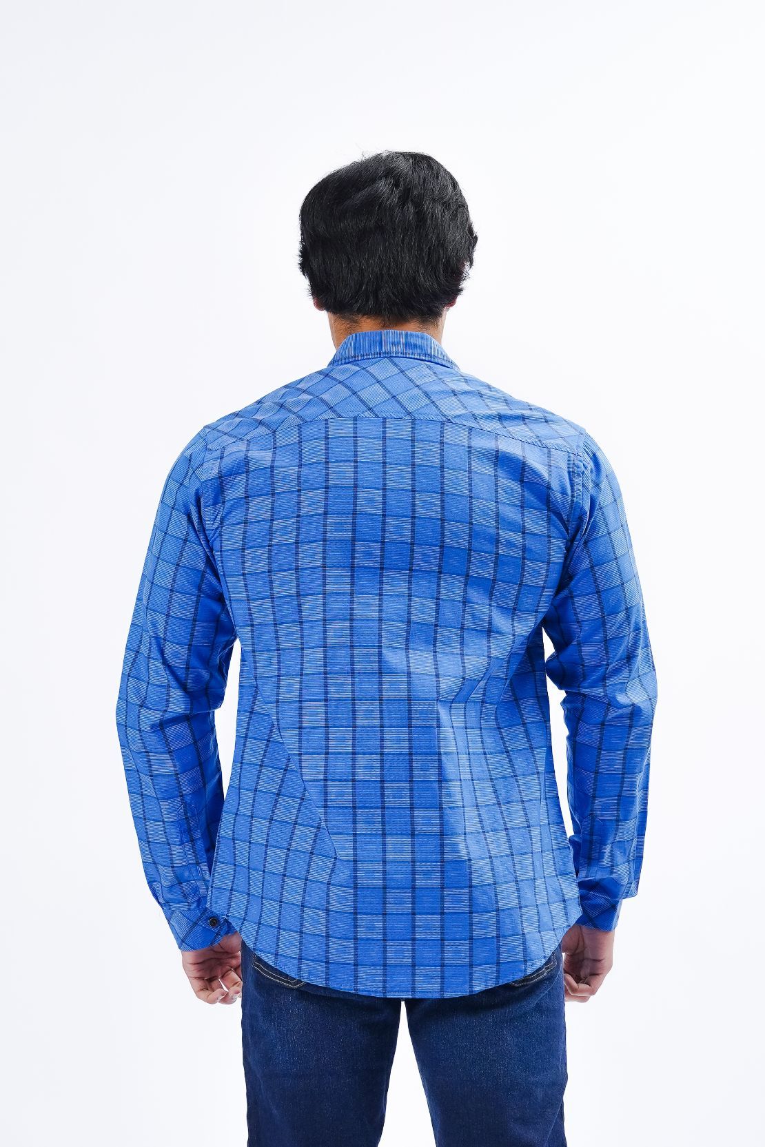 Check Pattern Causal Shirt