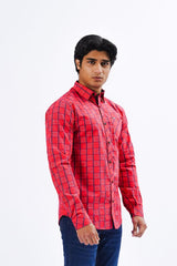 Check Pattern Causal Shirt