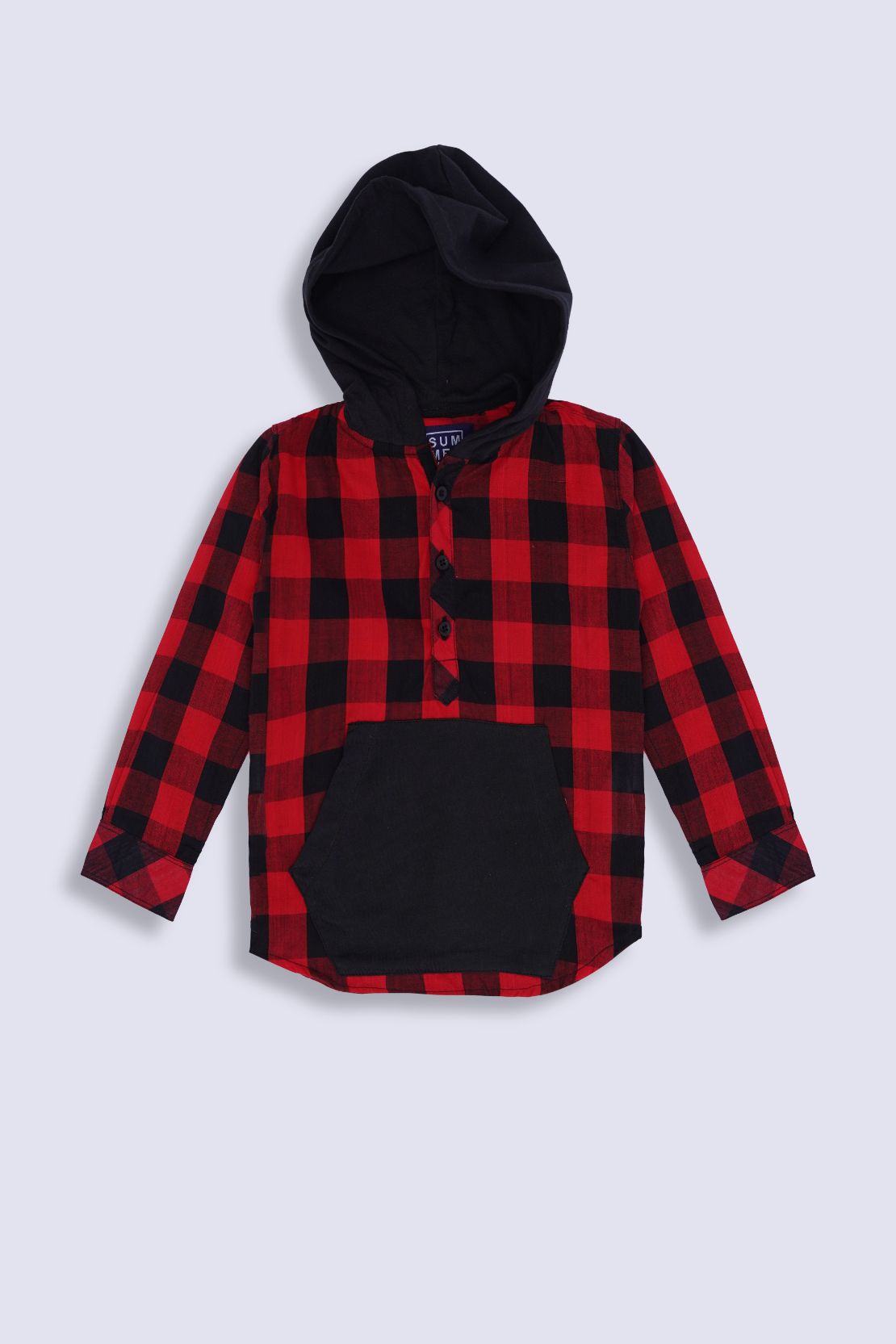 Boy Hoodie Style Casual Shirt