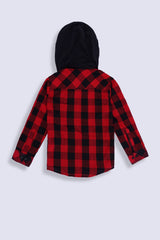 Boy Hoodie Style Casual Shirt