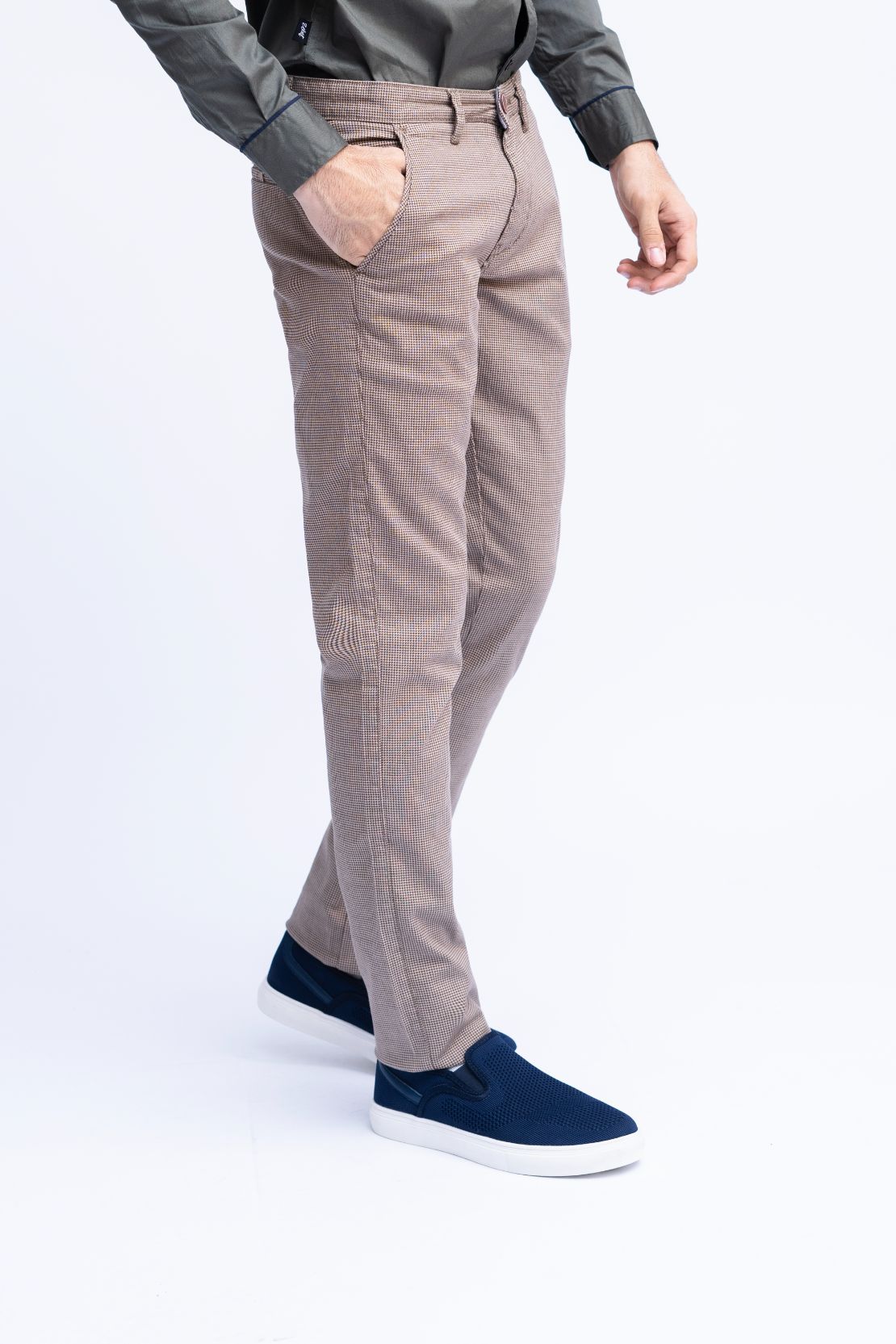 Men Slim Fit Casual Pant