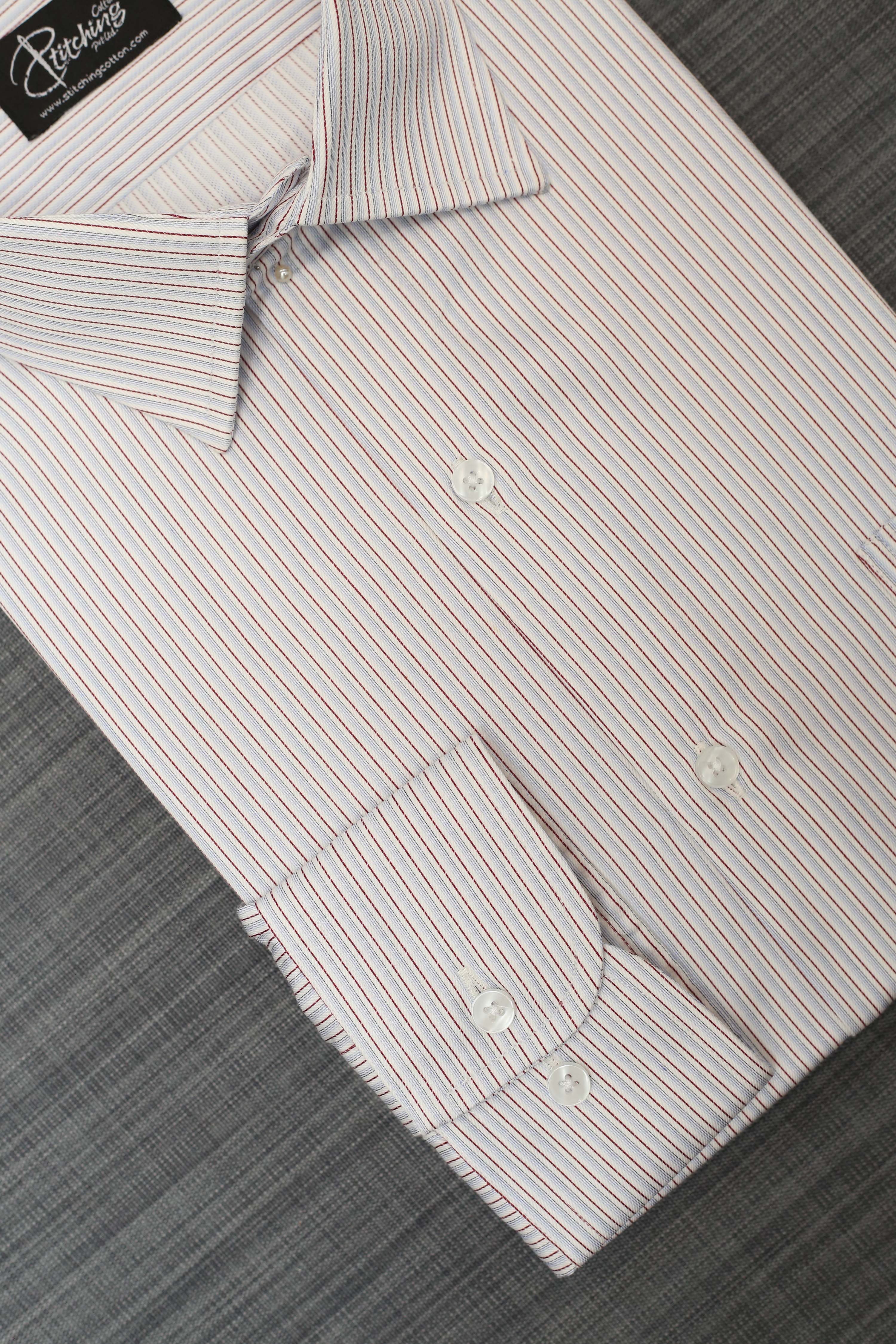 Men Formal Shirt Stripe