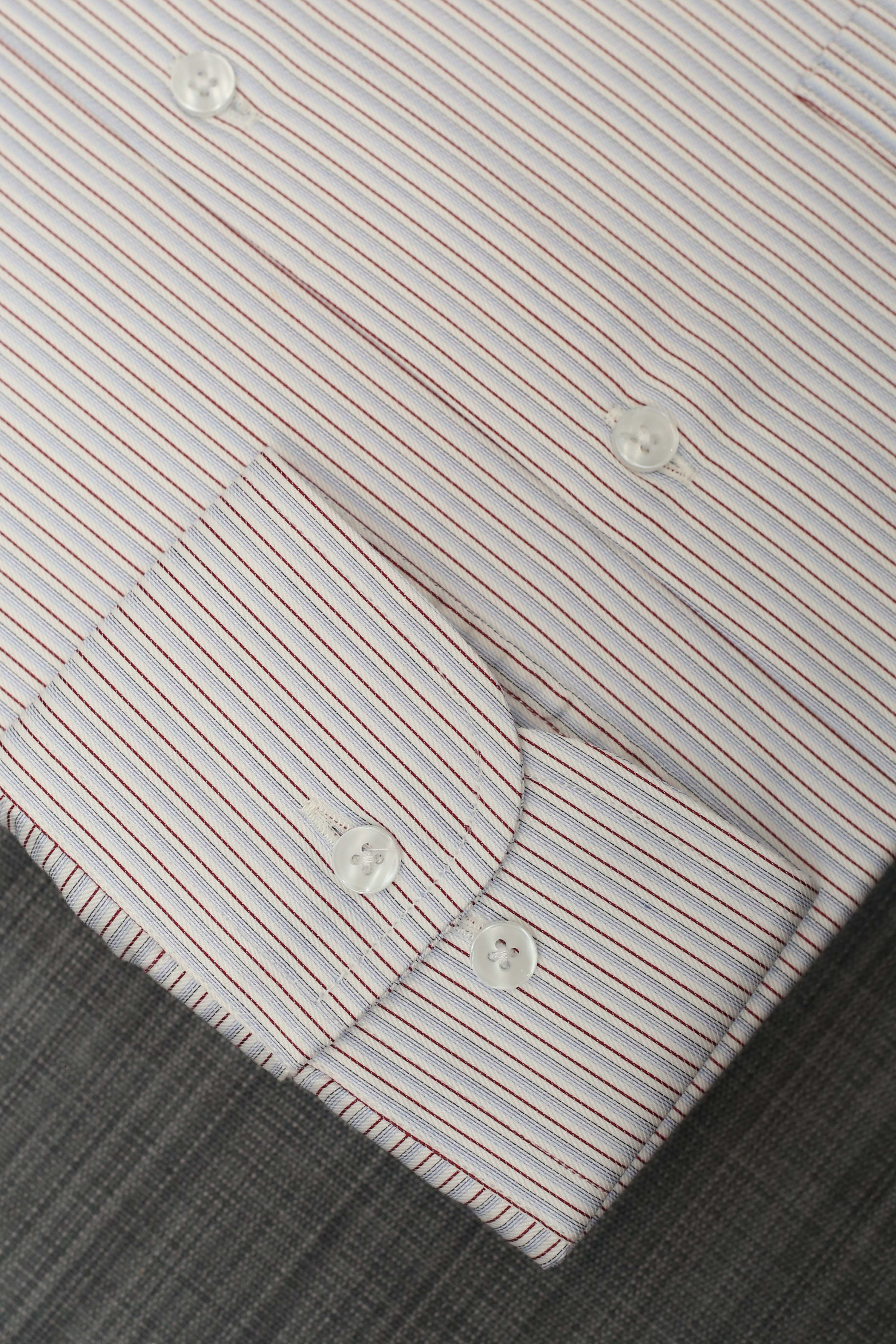 Men Formal Shirt Stripe