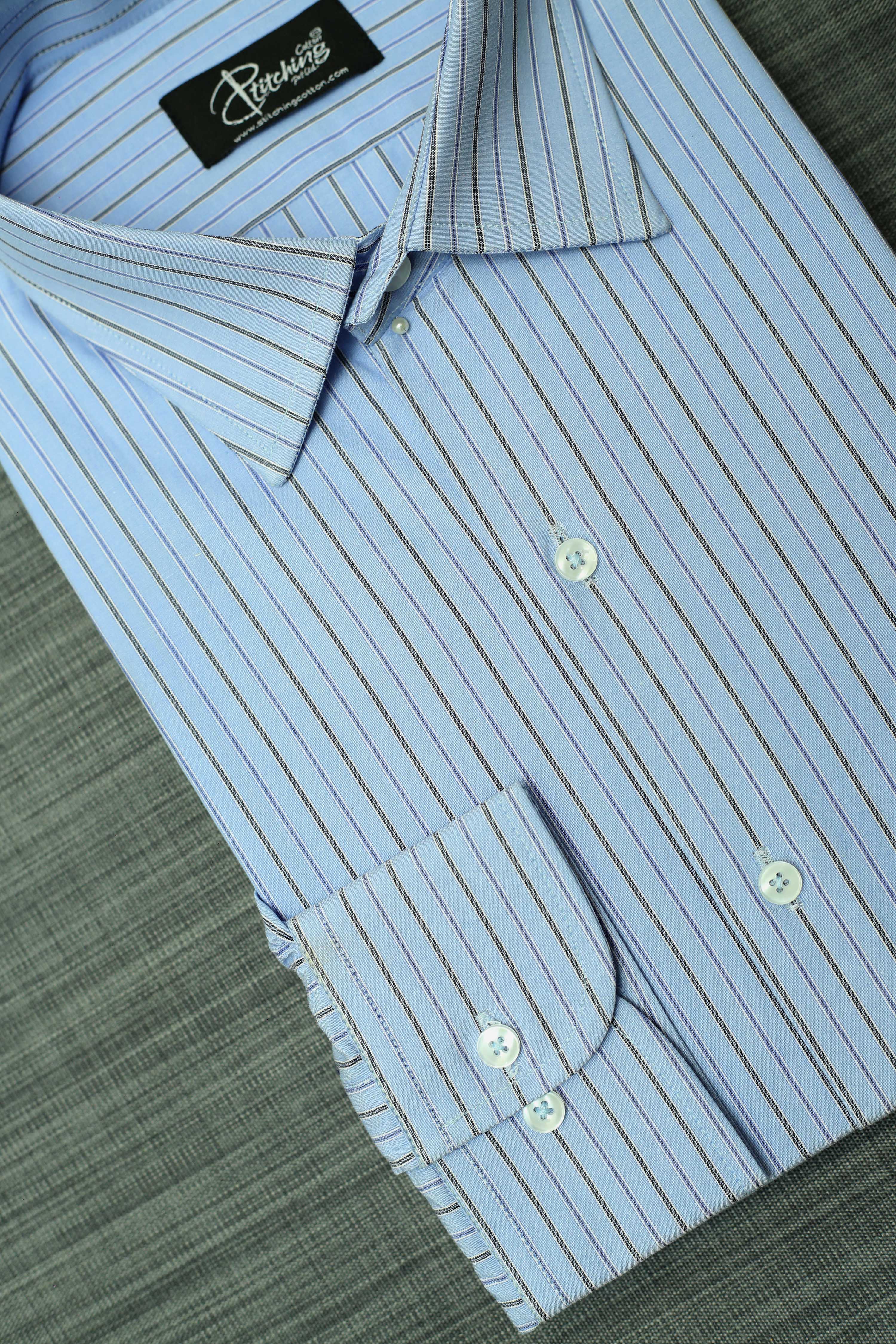 Men Formal Shirt Stripe