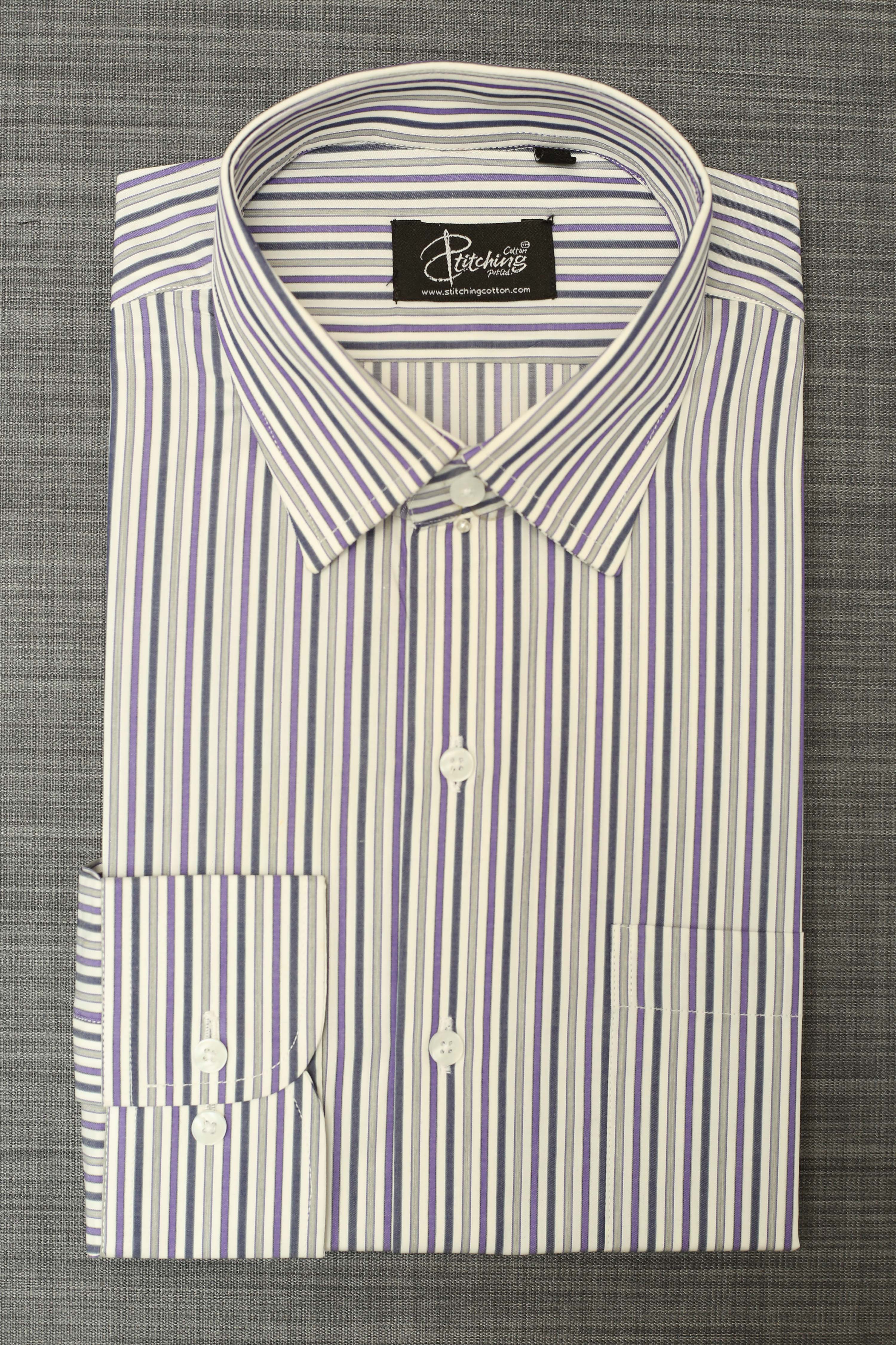 Men Formal Shirt Stripe