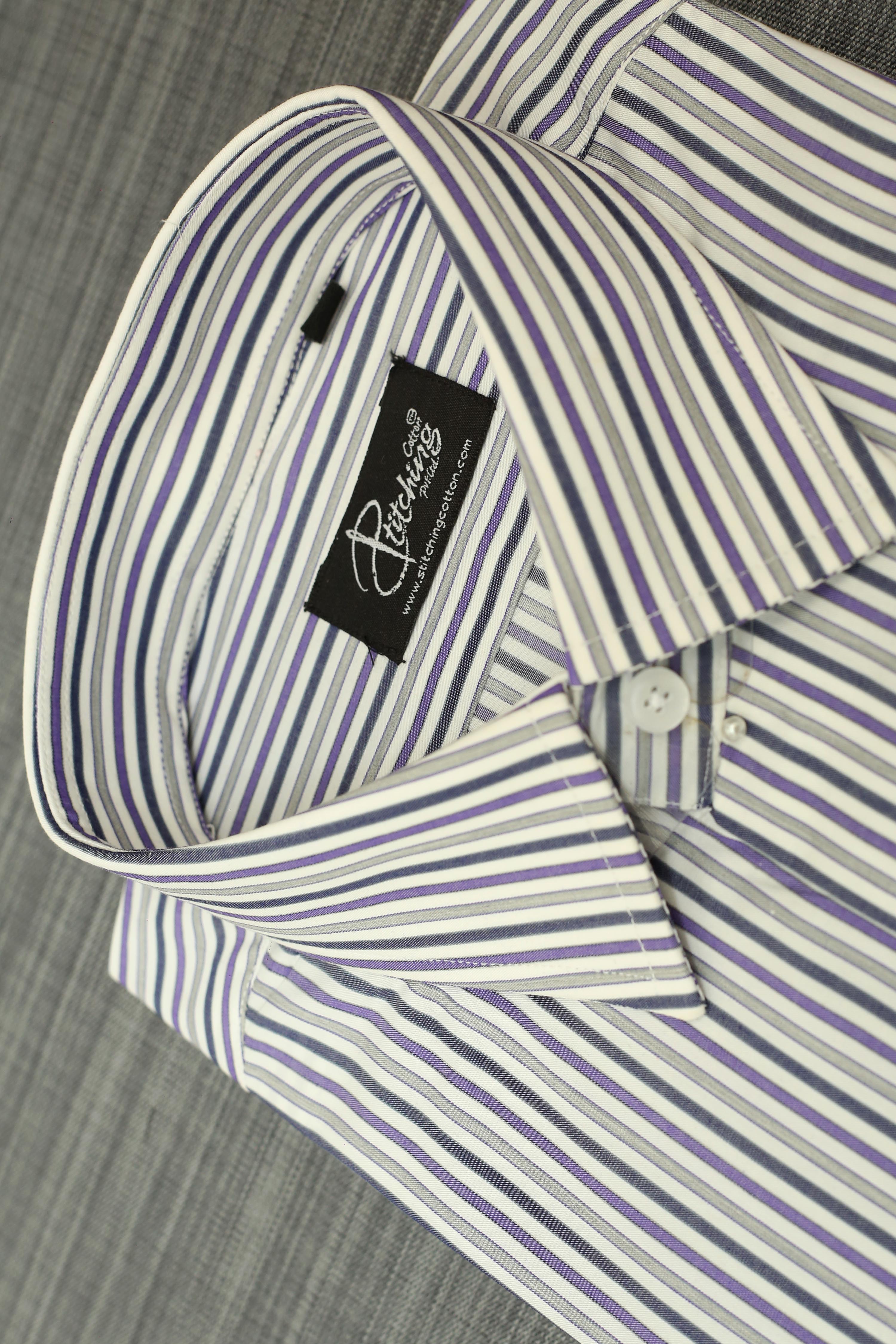 Men Formal Shirt Stripe