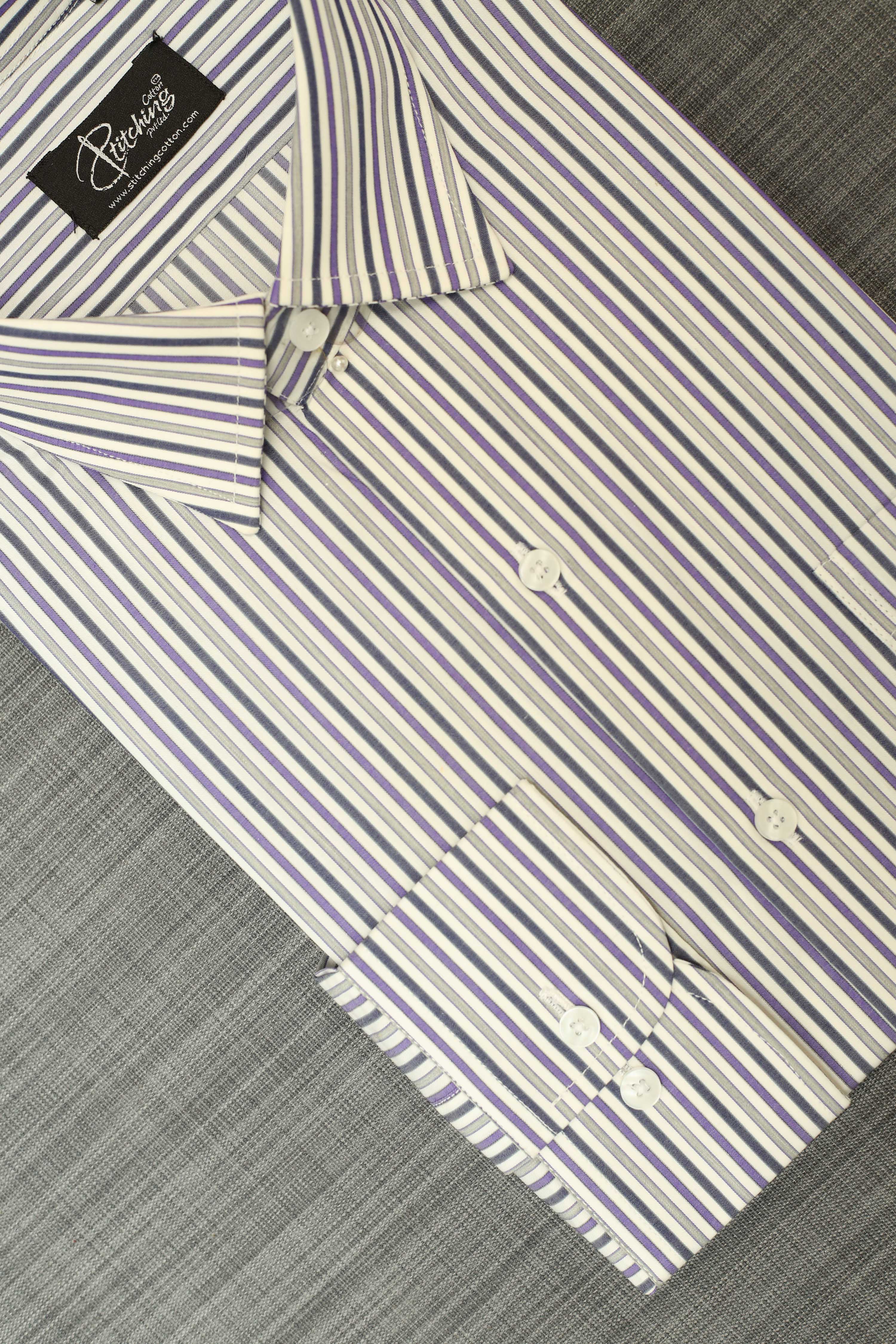 Men Formal Shirt Stripe