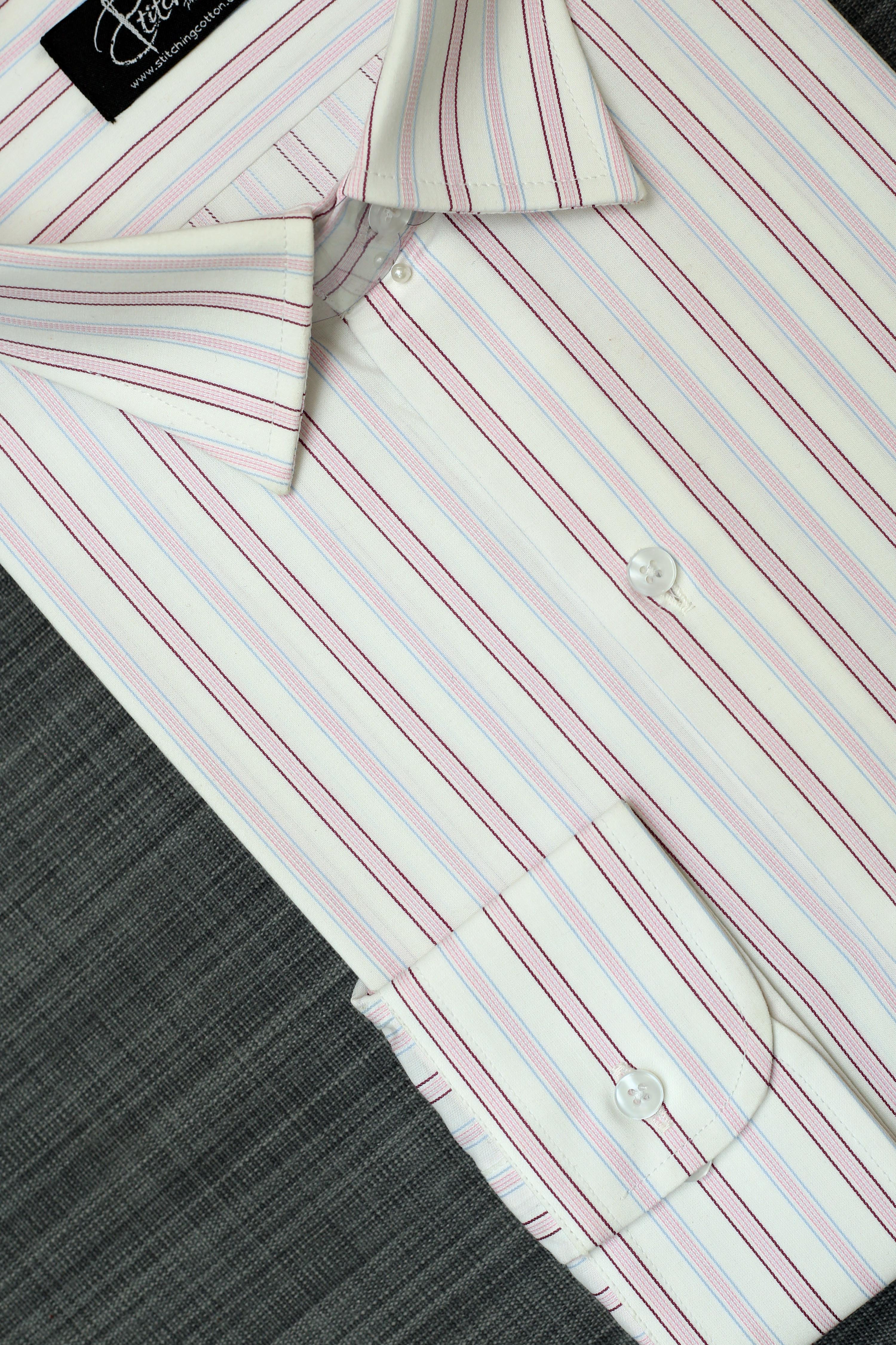 Men Formal Shirt Stripe