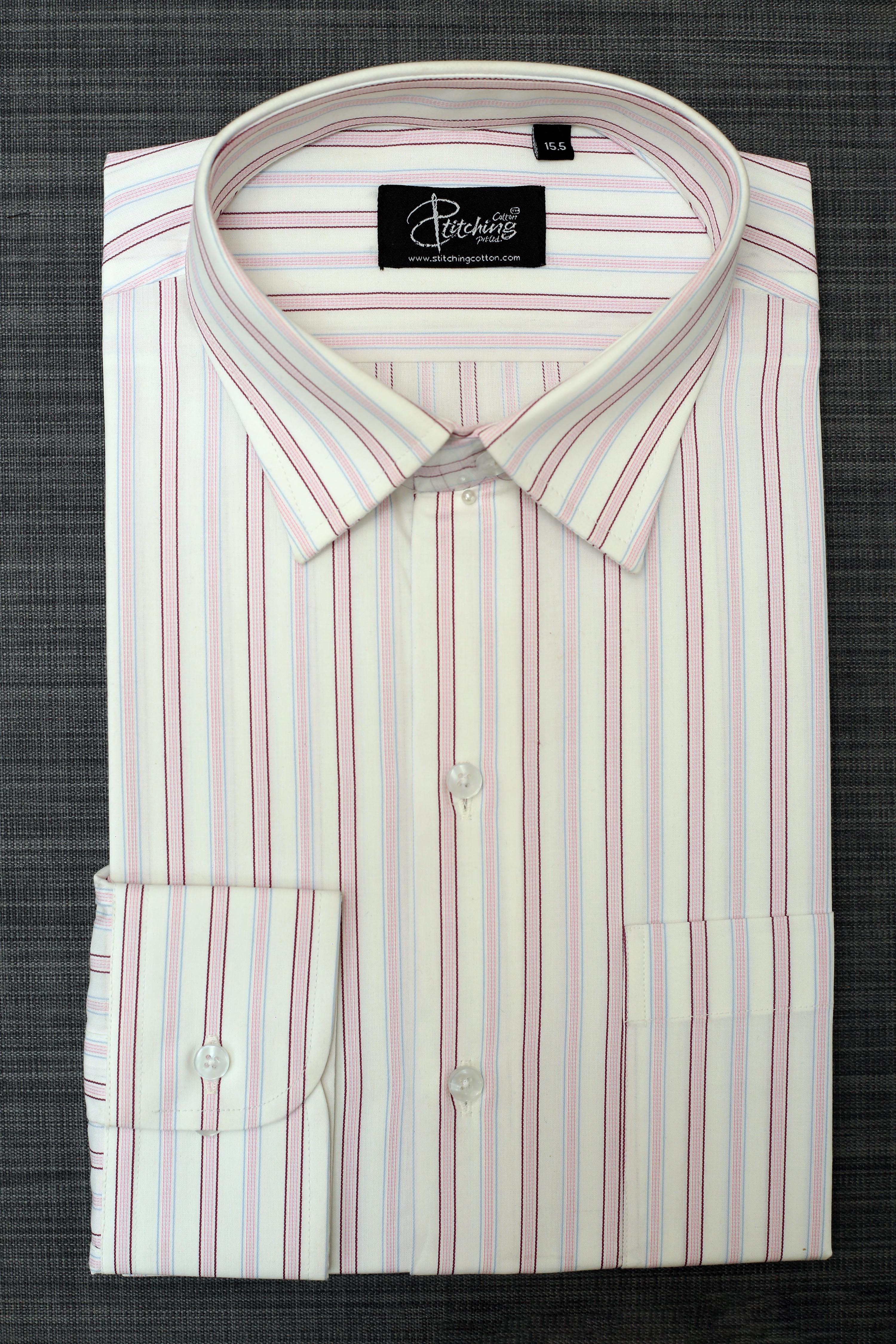 Men Formal Shirt Stripe