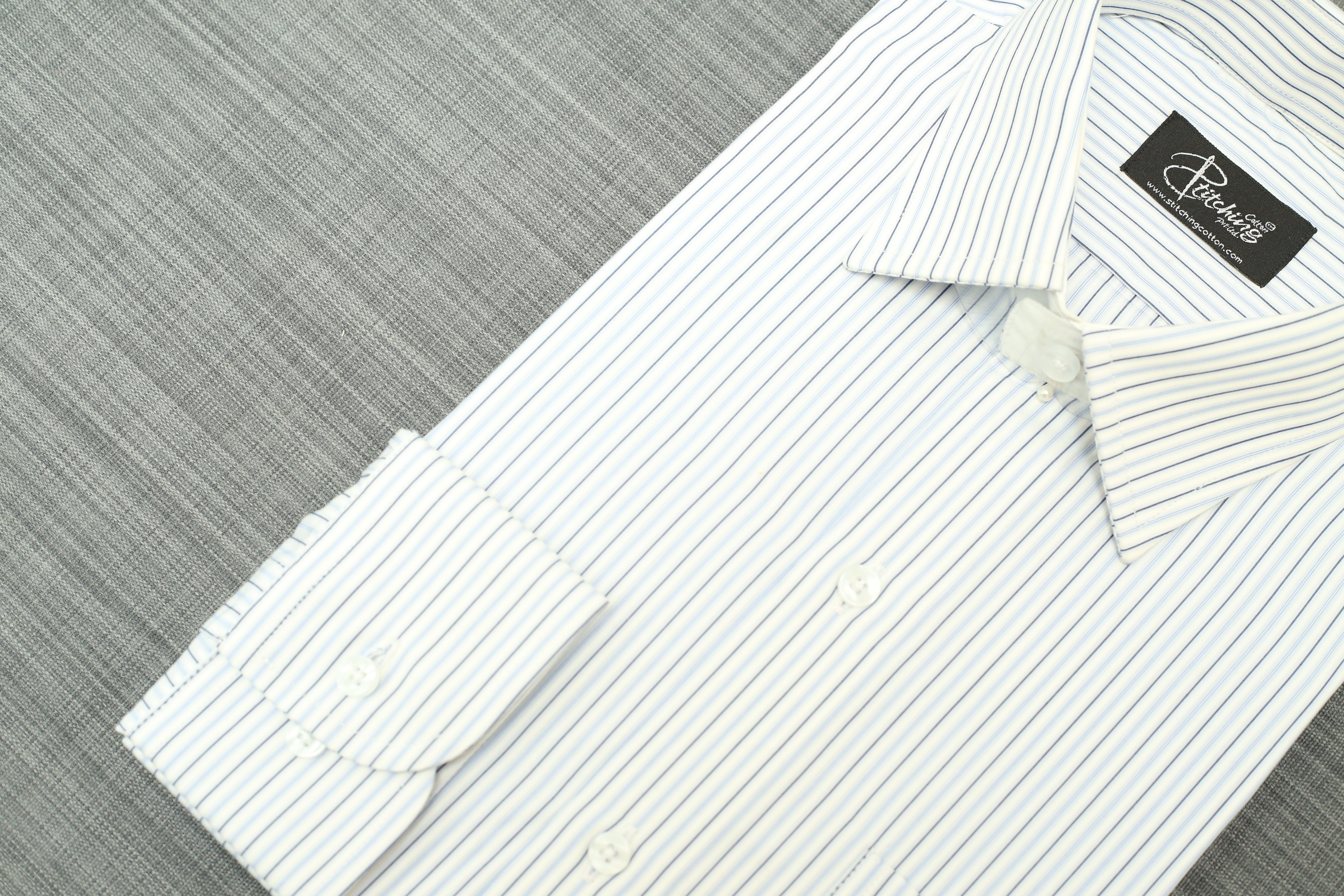 Men Formal Shirt Stripe