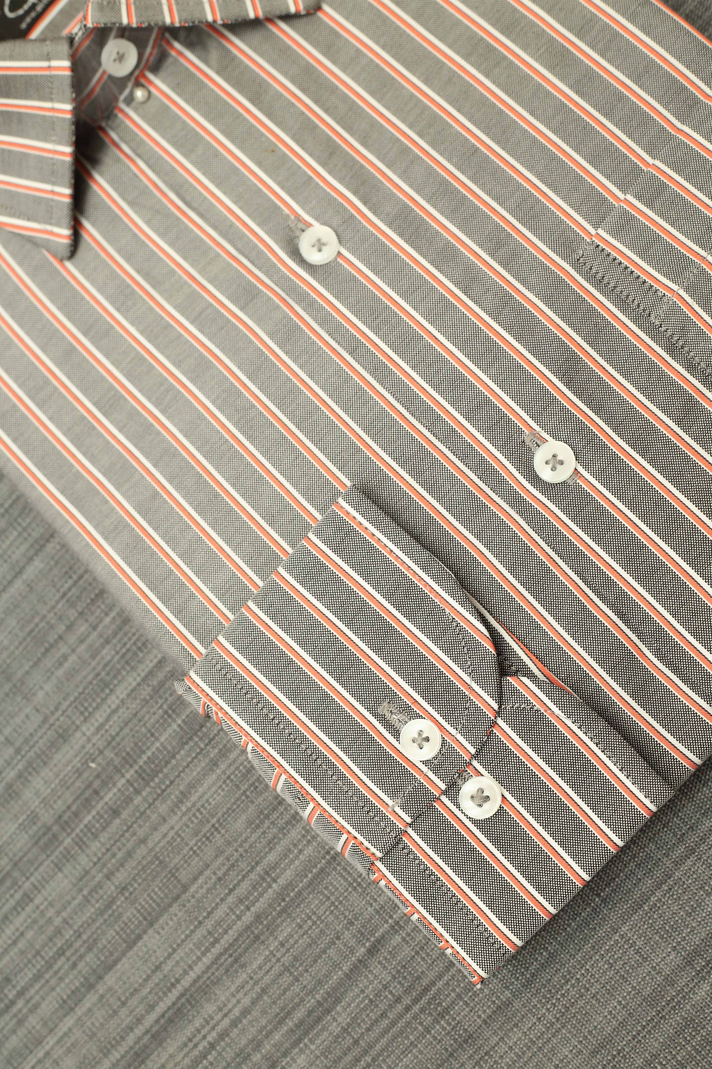 Men Formal Shirt Stripe