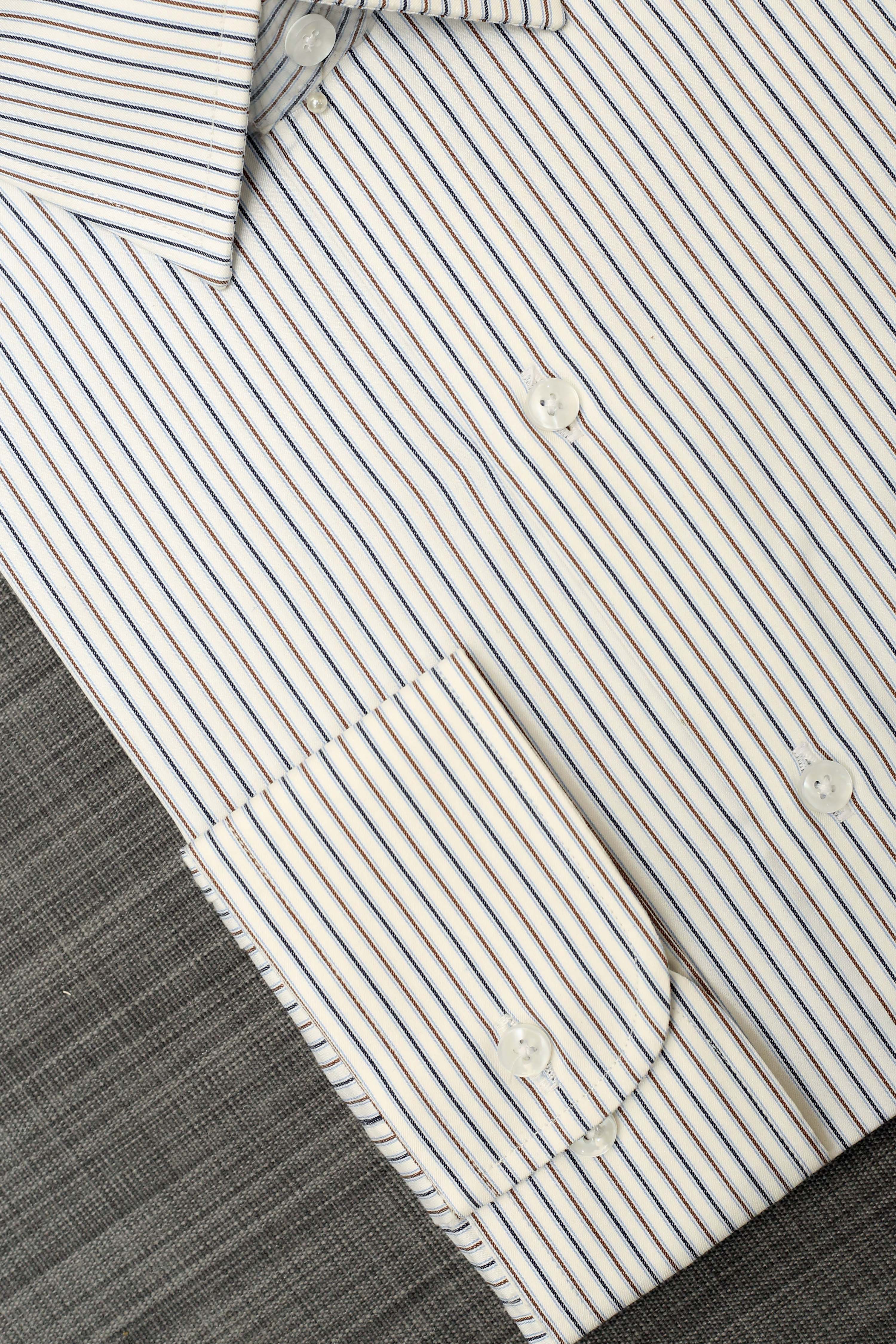 Men Formal Shirt Stripe