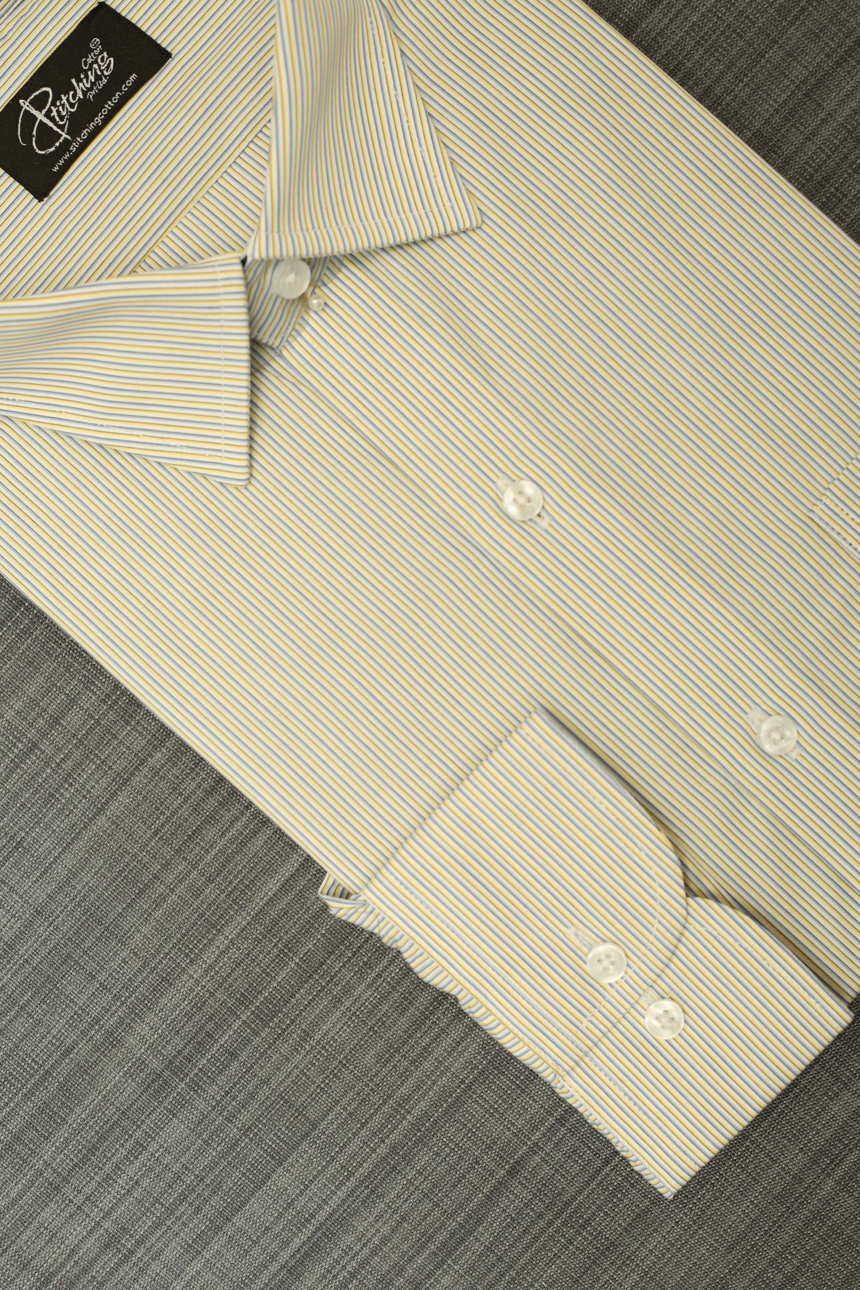 Men Formal Shirt Stripe