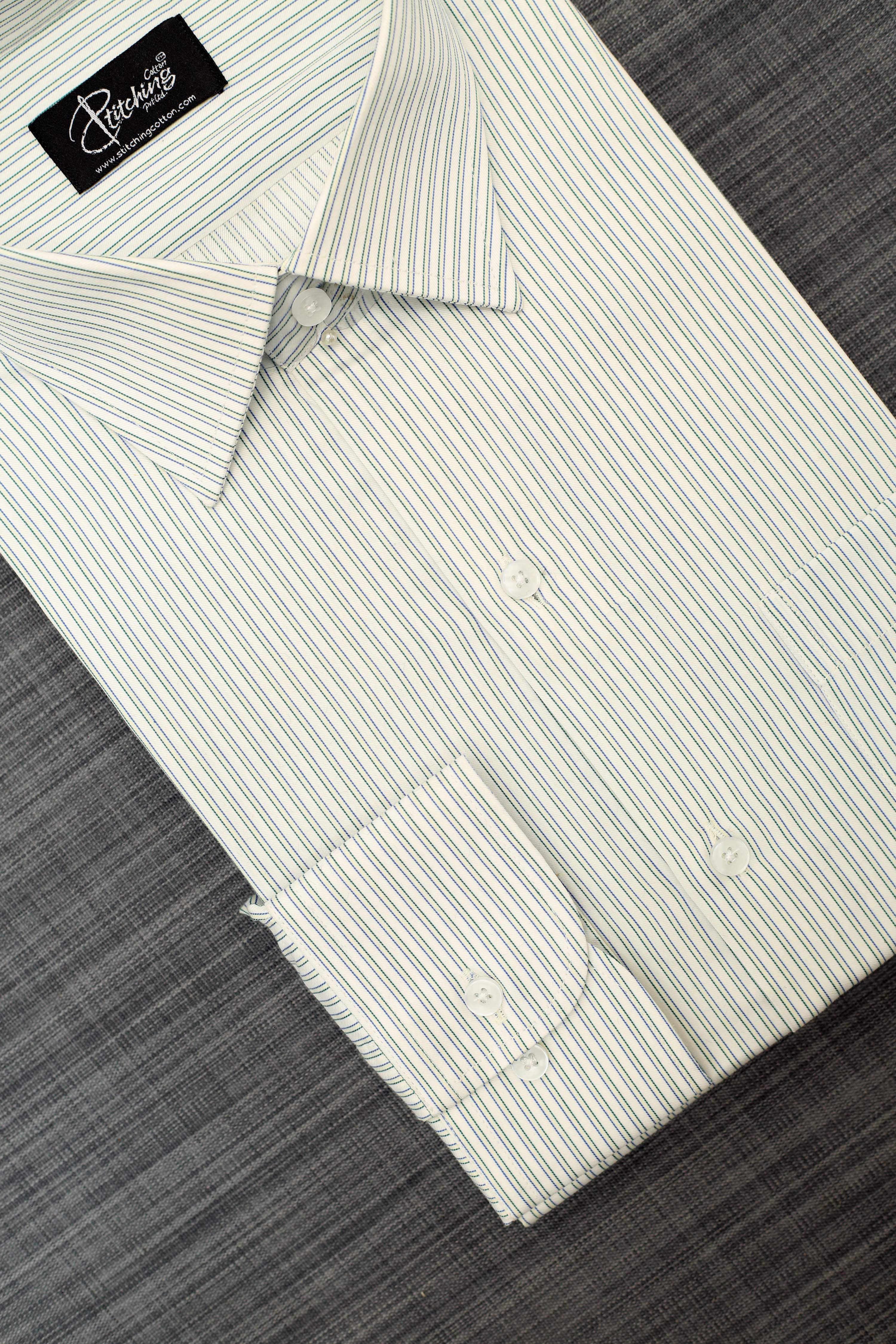 Men Formal Shirt Stripe