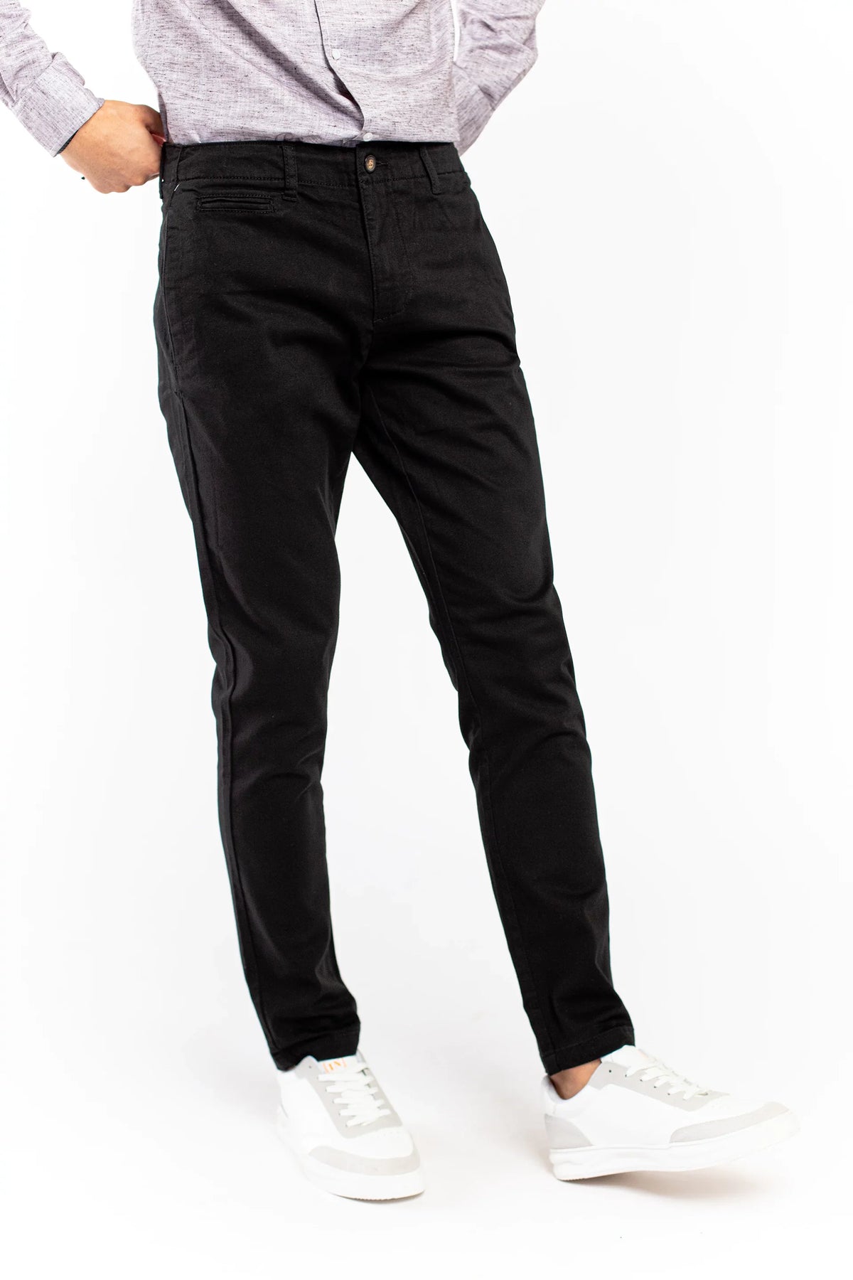 Basic Black Chinos - 9figure