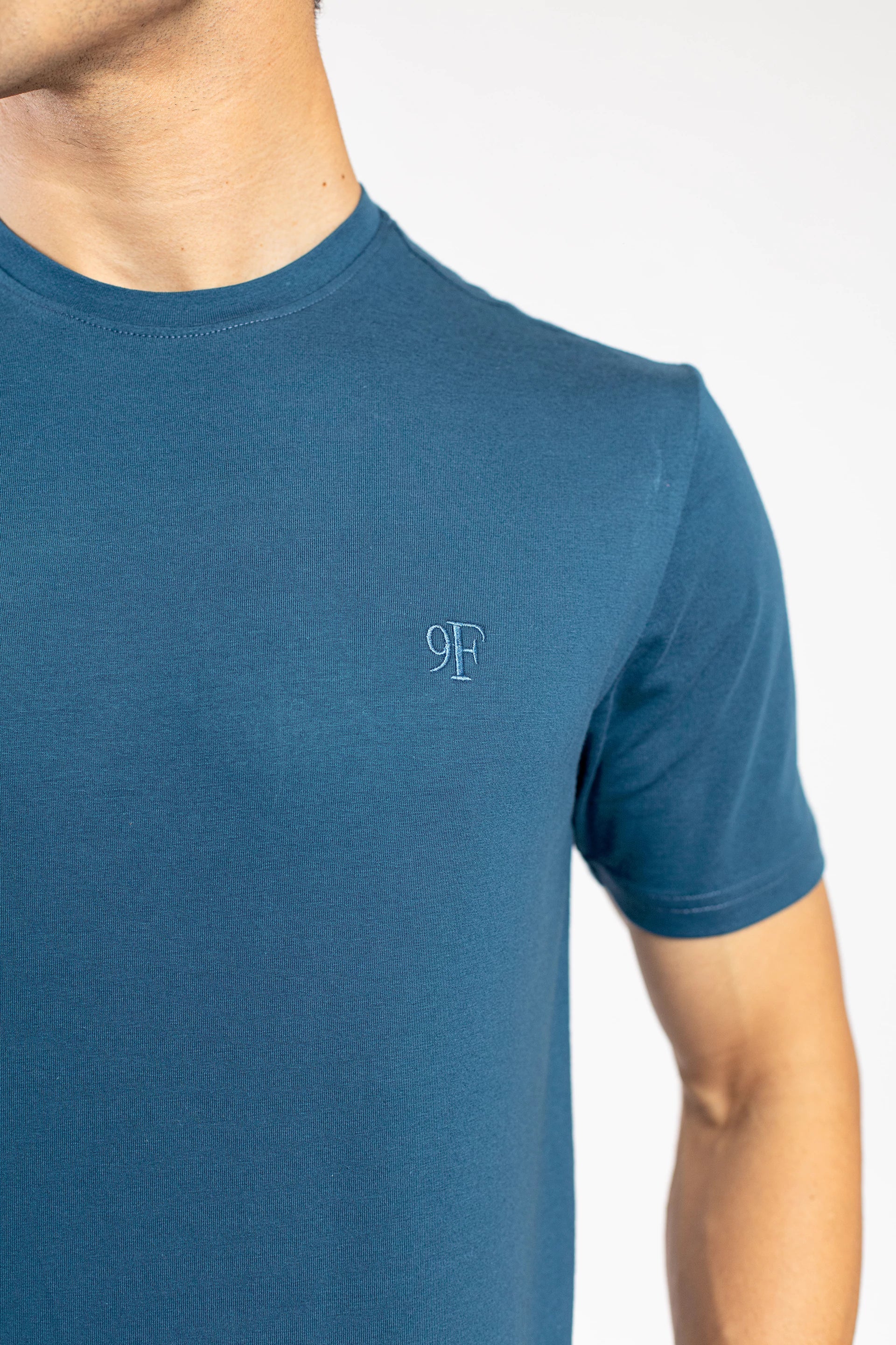 Basic Dark Blue T-Shirts - 9figure