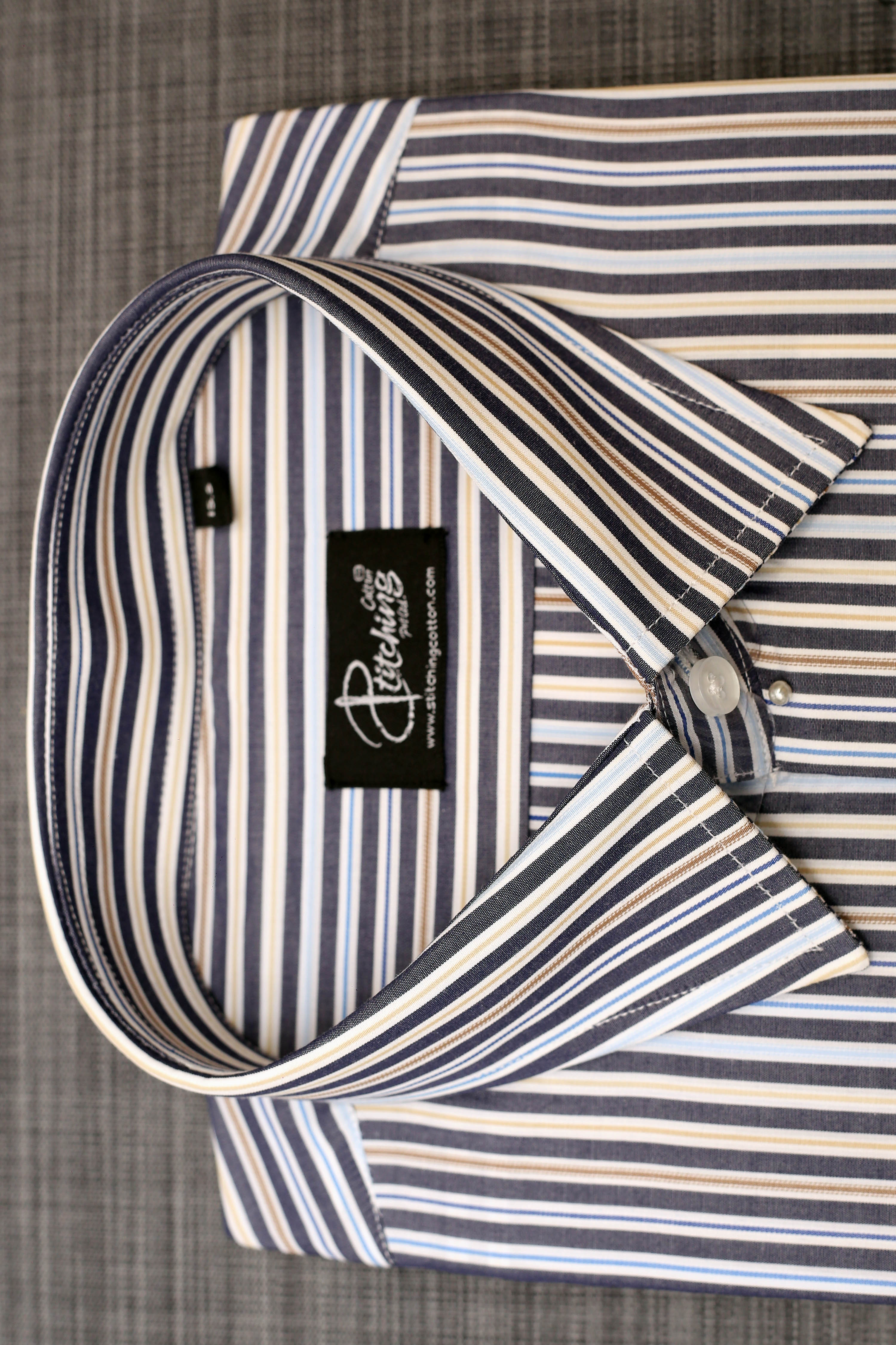 Men Formal Shirt Stripe