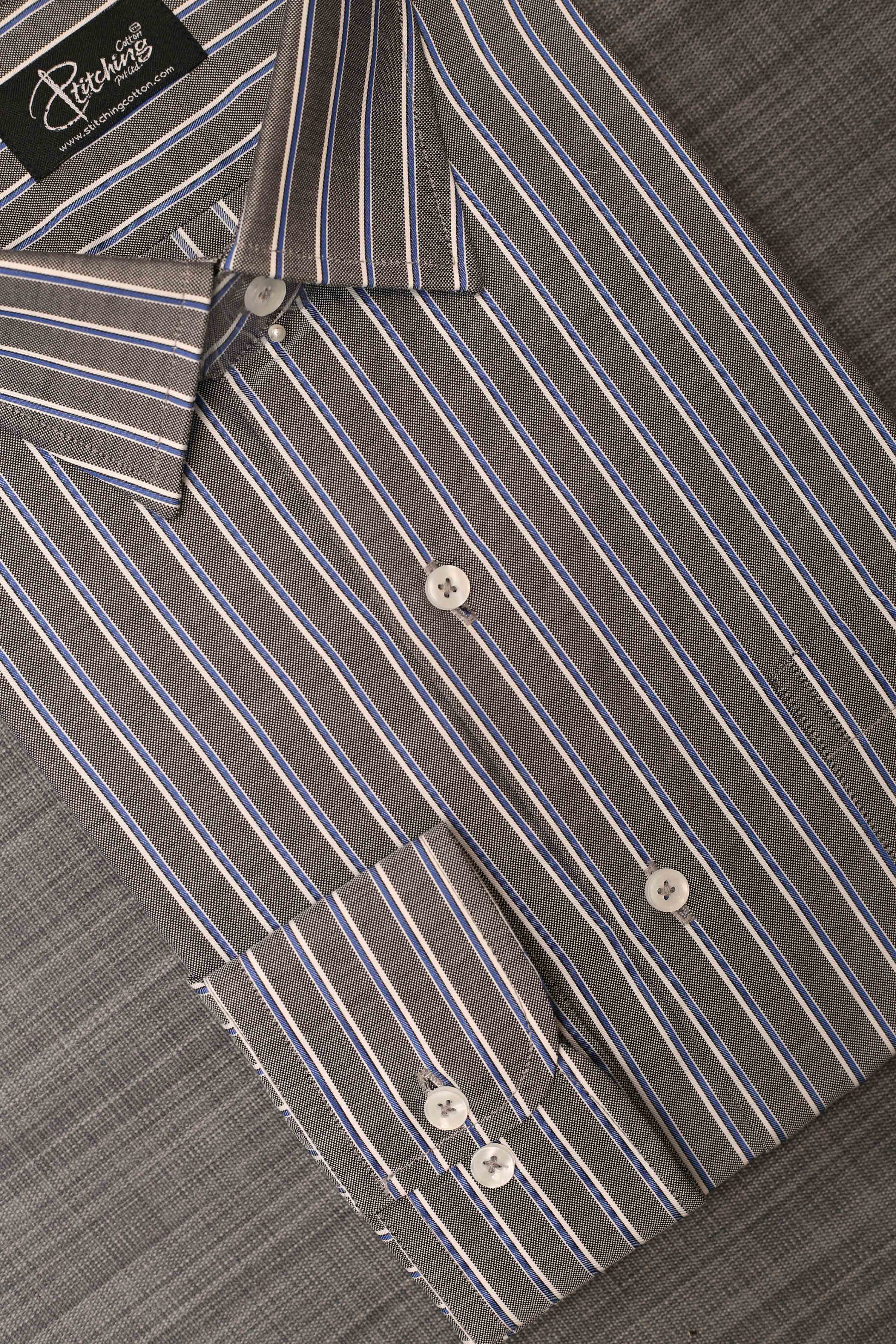 Men Formal Shirt Stripe