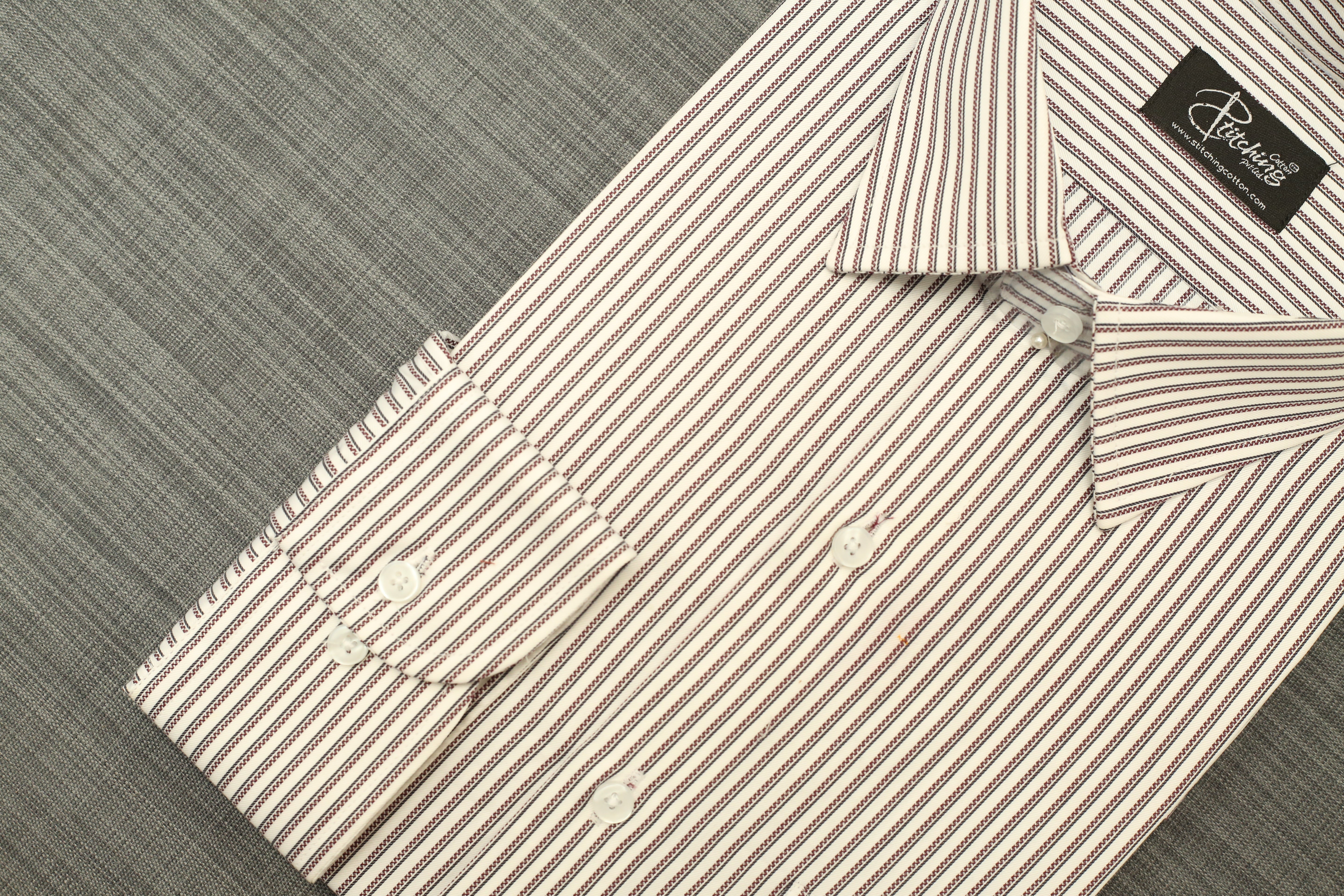 Men Formal Shirt Stripe