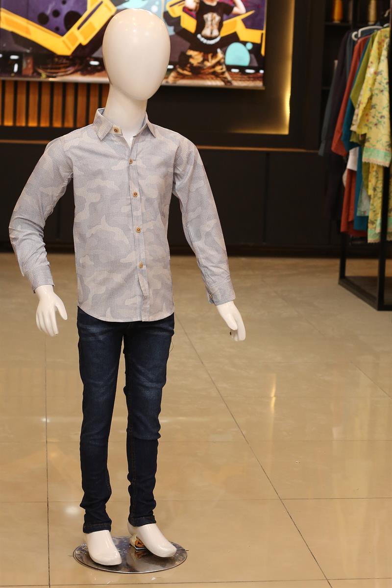 JUNIOR BOYS CASUAL SHIRT